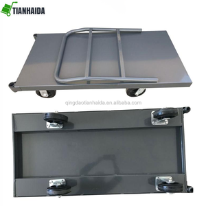 Carretilla Plegable de Alta Resistencia con Cuatro Ruedas, Plataforma para Almacenes, Restaurantes, Personalizable OEM - Product Image 5