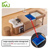 Salon de coiffure Chaise de lavage Moderne Shampooing Pédicure Tête japonaise Lit spa avec réservoir d'eau