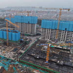 יצרן עגורני הרמה מסוג האמרהד, עגורן מגדל שטוח 10 טון DAHAN בעל יעילות גבוהה, גובה הרמה 200 מטר, עגורן מגדל לבנייה - Product Image 6