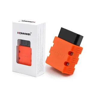 Bluetooth obdii adapter KONNWEI ELM327 Car OBDII scanner Elm327 Car Diagnostic Scanner with multi language 25K80 Chip V1.5 BT3.0