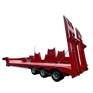 Semirremolque mecánico hidráulico de plataforma baja de servicio pesado Remolques de camiones comerciales - Product Image 1