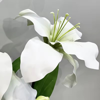 Offre Spéciale créatif géant EVA fleur de lys artificielle Eva mousse fleur de lys pour fenêtre affichage mariage scène route fleurs