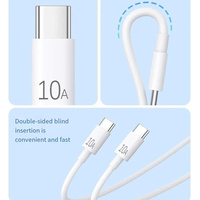 Kabel Tipe-C 120W 10A 0.25/1/1.5/2/3m Pengisian Cepat & Transfer Data untuk iPhone Android