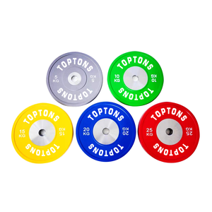 <span class=keywords><strong>Logo</strong></span> personnalisé à partir de 50pcs Fourniture d'usine <span class=keywords><strong>Logo</strong></span> personnalisé <span class=keywords><strong>Poids</strong></span> Couleur Compétition Plaques pare-chocs Plaques d'haltérophilie - Product Image 6