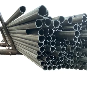 Schlussverkauf dreieckiges Stahlrohr 44,4 mm nahtloses dreieckiges Stahlrohr Rohr