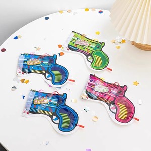 Globo de papel de aluminio de lentejuelas inflable, pistola de saludo, juguetes de mano, suministros para fiestas locas, accesorios de celebración - Product Image 4