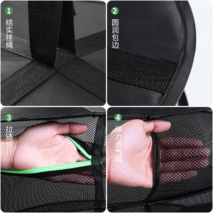 ตะแกรงตาข่ายตากผ้า 4 ชั้น แบบกลม พกพาสะดวก พร้อมตะขอแขวน สำหรับจัดเก็บเสื้อผ้า ใช้ในสวน - Product Image 3