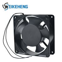 Ventilateur axial électrique 220-240V CA pour serveurs et armoires informatiques, kit de ventilation industriel 3-en-1 avec grille de protection métallique anti-poussière