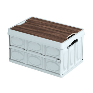 Foldable Outdoor <b>Storage</b> <b>Box</b> Rectangle Plastic Foldable Clothing Car Organizer <b>Camping</b> <b>Storage</b> <b>Box</b> Wholesale - Product Image 2