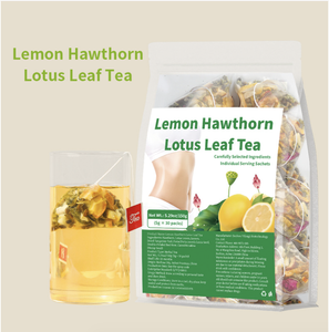 Sachets de thé santé Xingcha, citron naturel, aubépine, feuilles de <span class=keywords><strong>lotus</strong></span>, amincissant, détoxifiant, perte de poids, à base de plantes, 30 sachets - Product Image 6