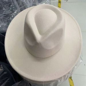 Sombreros Fedora de Ala Ancha de Moda Otoño-Invierno al por Mayor para Mujer y Hombre, Sombreros Elegantes Personalizados para Fiesta - Product Image 3