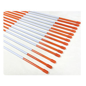 Marqueurs de voie réfléchissants de qualité supérieure, 1/4 po de diamètre, 48 po, piquets de neige, réflecteurs orange - Product Image 1