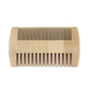 Peigne en bambou Vintage Vegan à double Action, démêlante, fait à la main, pour cheveux et oreilles, - Product Image 5