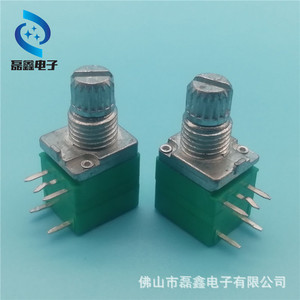 Potenciómetro Rotatorio RV09 de 5 Pines con Interruptor, Sellado, Resistente al Agua y al Polvo, B10K B50K B100K - Product Image 2