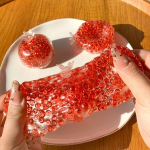 Pomegranate Squishy <b>Toy</b> Transparent Slow Rising Squeeze <b>Toy</b> Stress Relief Sensory Fidget <b>Toy</b> <b>for</b> Kids <b>Adults</b> - Product Image 5