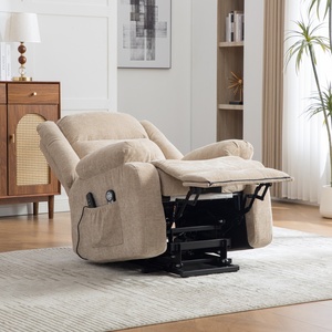 <span class=keywords><strong>Fauteuil</strong></span> de massage électrique multifonctionnel moderne, inclinable et chauffant, avec télécommande et vibrations, en chenille, pour salon - Product Image 3