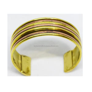 Vintage 1990 Arkansas Victorian Muslim Snake Shape tribal <b>copper</b> wristband Bracelet Gold Matte Finish Stone <b>Bangle</b> Jewelry - Product Image 5