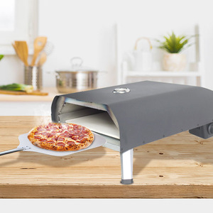 16-Inch Gas Pizza Oven Stainless Steel Portable Outdoor Kitchen Home Use - Product Image 1