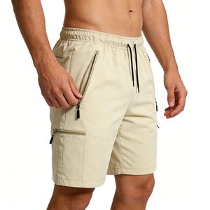 Pantalones Cortos Deportivos Personalizados para <span class=keywords><strong>Hombre</strong></span>, con Bolsillos con Cierre, Cintura Elástica, Transpirables, Ecológicos, para Verano, Senderismo y Deportes - Product Image 2