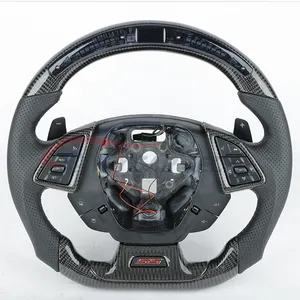 For Chevrolet Camaro LT1 SS ZL1 Fifty 1LE 2021Steering Wheel racing track carbon fiber steering wheel LED RPM