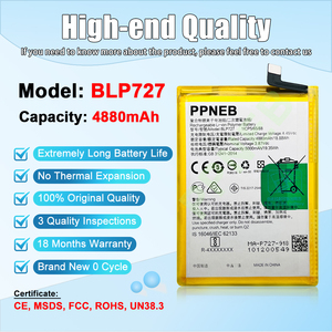 Batería de Alta Calidad para Teléfono <span class=keywords><strong>OPPO</strong></span> A5 2020 A11X A9 2020 BLP727 5000mAh Batería de Litio Original - Product Image 2