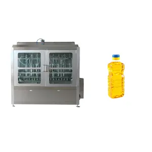 Npack Piston Full Automatic Castor Oil Filling Machines Edible Sunflower Oil Filling Packing Machine For Bottle