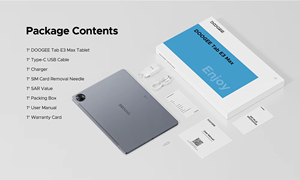 แท็บเล็ต DOOGEE Tab E3 MAX ขนาด 14 นิ้ว รองรับ 4G แรม 8GB+รอม 256GB แบตเตอรี่ 13500mAh หน้าจอขนาดใหญ่ 2.1K แท็บเล็ตอัจฉริยะ - Product Image 5