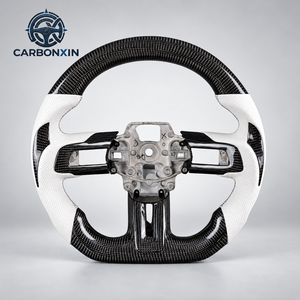 Volante de Fibra de Carbono Forjado, Mejora del Volante del Automóvil, con Calefacción, para Ford Ranger F-150 Raptor F150 2015 2016 2017 2018 2019 2020 - Product Image 2