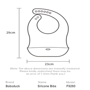 कस्टम डिजाइन BPA मुक्त निविड़ अंधकार सिलिकॉन बच्चे Drool Bibs