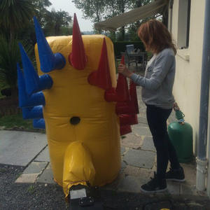 Jeu d'airball gonflable drôle Jeux de course gonflables Hoverball Jeux de carnaval de sports gonflables pour enfants Événements pour adultes - Product Image 3