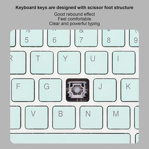 Combo Tastiera e Mouse Wireless Bluetooth Ricaricabile, Mini e Sottile, per <span class=keywords><strong>iPad</strong></span> Pro 2020/11/10.5/8th/7th/6th/<span class=keywords><strong>Air</strong></span> - Product Image 2