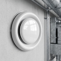Grille d'aération extérieure en PVC pour bâtiment de bureaux, ventilation de l'air conditionné, grille de ventilation de conduit, couvercle de sortie avec design graphique