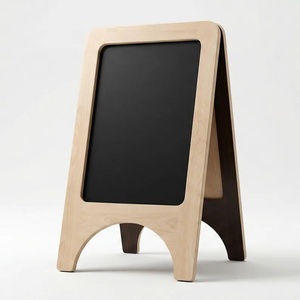 Panneaux de signalisation en A pour sandwichs, vierges, personnalisables, en bois contreplaqué, autoportants, pour extérieur - Product Image 2