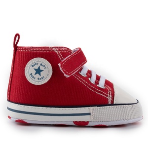 Zapatos lisos de lona para bebé, zapatillas casuales antideslizantes transpirables con estrellas, a la moda, venta al por mayor - Product Image 4