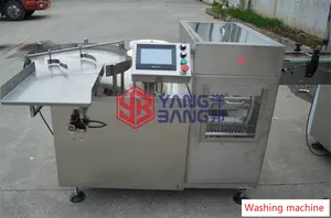 Máquina automática de lavar garrafas de manteiga de amendoim, lavadora de vidro de maionese, lavadora de ciclo para linha de produção