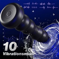 Vibrateur anal pour hommes et femmes, stimulateur de prostate, plug anal vibrant avec 10 modes