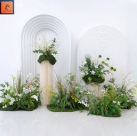 New Forest Style Green Künstliche Blumen arrangement für Home Thanksgiving Oster feiern Hochzeit Hintergrund Frische Hochzeit