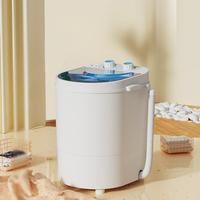 Mini machine à laver électrique portable pour la maison, petite machine à laver pour les vêtements de bébé avec panier de déshydratation