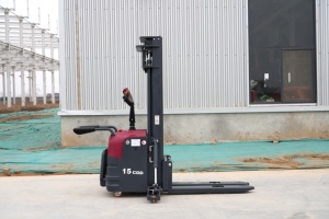 Gerbeur électrique à marche latérale Solreign <span class=keywords><strong>CDD</strong></span> 1t 1000kg 3m, transpalette de manutention pour entrepôt, batterie lithium 24V, hydraulique latérale - Product Image 5