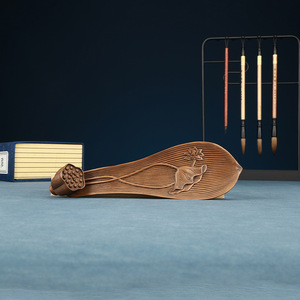 ที่วางธูปใบบัวสีม่วงทองแดงสำหรับตกแต่งบ้านด้วยกลิ่นหอม - Product Image 2