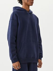 Wholesale Unisex 100% Cotton <b>600gsm</b> Oversized Boxy Hoodies Custom Graphic Luxury Streetwear Heavyweight <b>Hoodie</b> for Men - Product Image 2