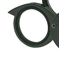 Loupe de poche pliable BIJIA 10x en plastique noir, outil optique portable pour bijoux en diamant, personnalisable OEM