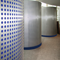 Panneau de revêtement de colonne ACEPLATE, panneau mural en aluminium perforé découpé CNC, panneau mural WPC moderne pour hôtel, intérieur, plus de 5 ans