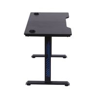 Mesa de pc esquinera personalizada, escritorio de Juegos led con auriculares y portavasos, barato, superventas