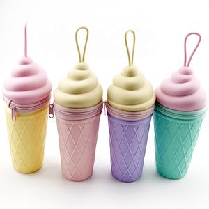 Estuche de Lápices de Silicona con Diseño de Helado, Personalizable, Marca <span class=keywords><strong>OKASA</strong></span>, para la Escuela y Oficina - Product Image 5