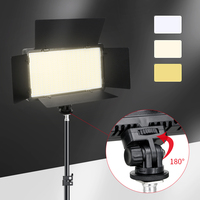 Lumière vidéo LED-600, lumière de photographie professionnelle, réglable en intensité, 3200-5600K, pour studio, diffusion en direct, maquillage, photographie en direct