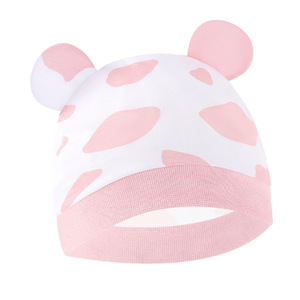 Bonnet à capuche double oreilles pour nouveau-né, style européen et américain, en coton coupe-vent 8922046 - Product Image 3