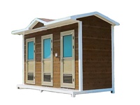 Fournisseur direct d'usine - Toilettes portables préfabriquées - Structure en acier modulaire - Design moderne - Certifié CE - Pour les travaux de construction dans les espaces publics