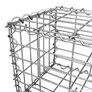 High Quality Box 1x1x2 River Bank Mesh Protection 200x100x50 Welded Construction Wire Fence Glass Gabion Stone Price