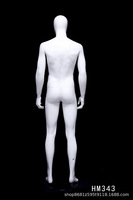 Mannequin pour vitrine, corps entier réaliste avec tête, accessoire de photographie, support d'affichage haut de gamme en FRP blanc mat